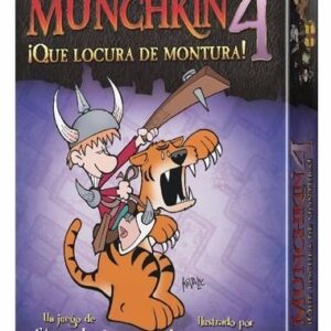 Juego expansión MUNCHKIN 4 QUE LOCURA DE MONTURA